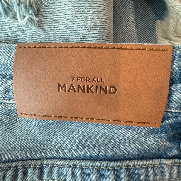 NWT For All Mankind Midi Denim Skirt Size 27 - Picture 6 of 10